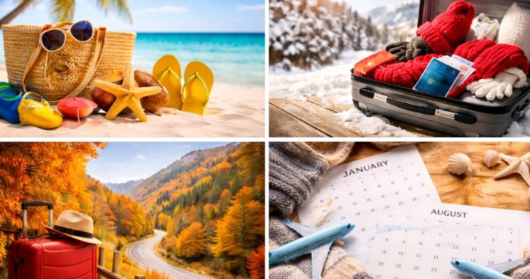 Best Time to Book Flights Based on Travel Season